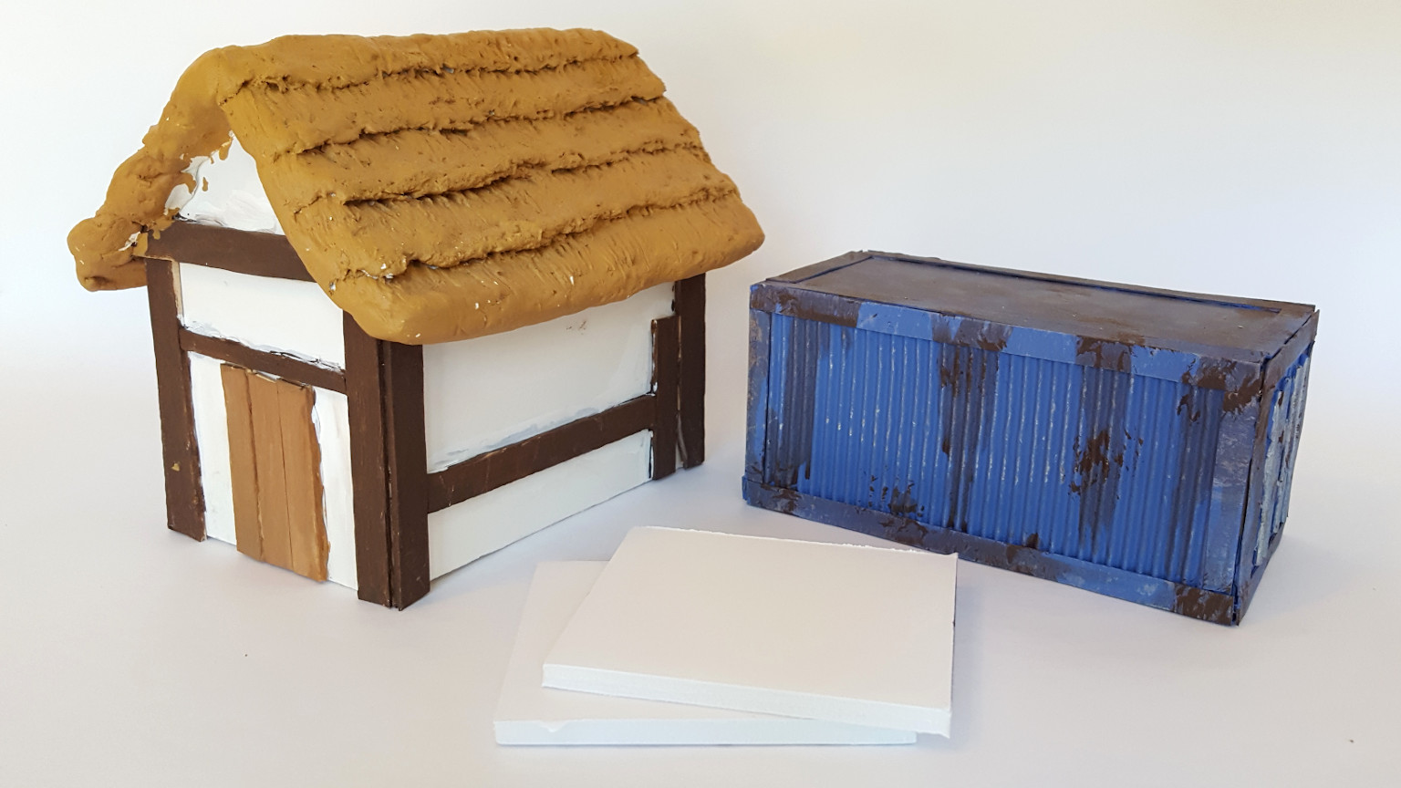 How to Easily Make XPS Foam Look Like Wood  Wargaming Building Scenery  Terrain Tutorial 